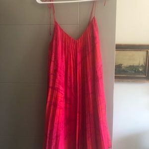 Halston Heritage Fan Dress